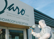 Close up of work needed