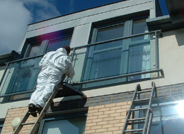 Close up of work needed